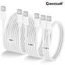 3-Pack Grey [3.3FT+6.6FT+10FT] 60W USB C to USB C Cable, Type C Fast Charging Cable for iPhone Air 17 16e 16 15 Pro Plus Pro Maxï¼Œfor Galaxy S25, for iPad Pro/Air/mini, for MacBook Pro/Air and More