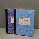 TOPS 63794 Composition Book w/Hard Cover, Legal/Wide, 9 3/4 x 7 1/2, White, 100 Sheets 2 Shades of Blue 2 Pcs