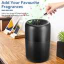 2 Pack YARIKI Air Purifiers for Bedroom Home with Aromatherapy Function,Small Air Purifier with Nightlight Speed Control,24dB Low Noise for Better Sleep,For Pet Room Dorm Kitchen,P60 (Black)