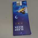 Mavogel Cotton Sleep Eye Mask - Updated Design Light Blocking with Adjustable Nose Bridge, Soft and Comfortable Night Eye Mask for Men Women, Eye Blinder for Shift Work, Includes Travel Pouch, Grey