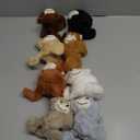 Liliful 8 Pack Kids Plush Gifts Stuffed Animal Cat Slap Bracelets, Operation Christmas 8 Inch Wrist Cute Snap Bracelet Birthday for Boys Girls Child Bulk Item Pet Adoption Party Favors(Monkeys)