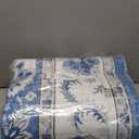 Smiry Floral Area Rug, 6x9 Feet Vintage Print Pattern, Machine Washable Non-Slip Floor Carpet, Low Pile Throw Rugs for Living Room, Bedroom, Dining Room, Laundry Indoor Home Decor, Blue