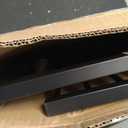 keny 29.7"-46" Baby Gate for Stairs, Auto Close Dog Gates for Doorways, Pressured Mounted No Drilling Pet Gate Extra Wide, One-Hand Opening Dual Lock Stair Gate, Indoor Kids Necessities, Black