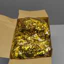 60 Pcs Cheerleading Pom Poms Metallic Foil Cheer Pompoms Bulk with Plastic Handle Cheering Costume Accessory for Football Basketball Cheering Squad Team Spirit Dance Sport Stage Performance (Gold)