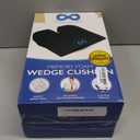 Everlasting Comfort Memory Foam Car Seat Cushion for Long Driving - Back Pain, Sciatica, Tailbone Pain Relief - Adult Booster Wedge Seat Cushions for Car, Truck Seats - Non-Slip, Washable Cover