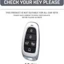 Heavy Car Key Case Protector Compatible with Hyundai 5/7 Buttons Smart Key
