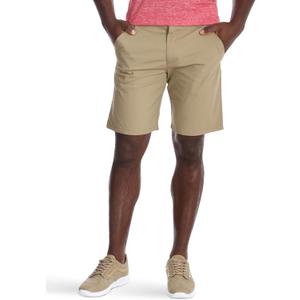 Wrangler Authentics Men's Performance Comfort Flex Flat Front Short (Beige), size 36