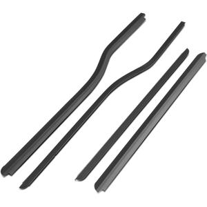 A-Premium 4PCS Window Molding Trim Weather Stripping Kit Compatible with Ford F-250 F-350 F-450 Super Duty 1999-2016, Replace F81Z2521452AA, F81Z2521453AA