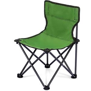 Byliable Kids Camping Chair, Kids Folding Chair for Outdoor, Lightweight Backpacking Chair, Armless Foldable Lawn Chair for Outdoor Camping Hiking Beach Sports and Picnic, Green, with Carry Bag