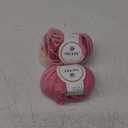 NICEEC 2 Skeins Rainbow Soft Yarn 100% Wool Gradient Multi Color Yarn for Crocheting Knit Total Length 180m2(196yds2,50g2)-6#
