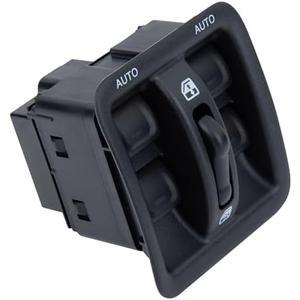 Power Window Master Switch and Bezel. Replaces Part 68057595AC, 68156217AA, 68156217AB, 68156217AC. Compatible with 2011-2017 Jeep Wrangler.