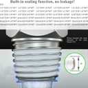 4 x Pneumatic Male Straight 1/4 Inch Tube OD x 1/4" NPT Push to Connect Fittings Mode PC1/4xN02(Pack of 10)