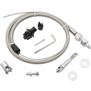 Mr. Gasket 5657 Throttle Cable Kit - Stainless Steel Braided