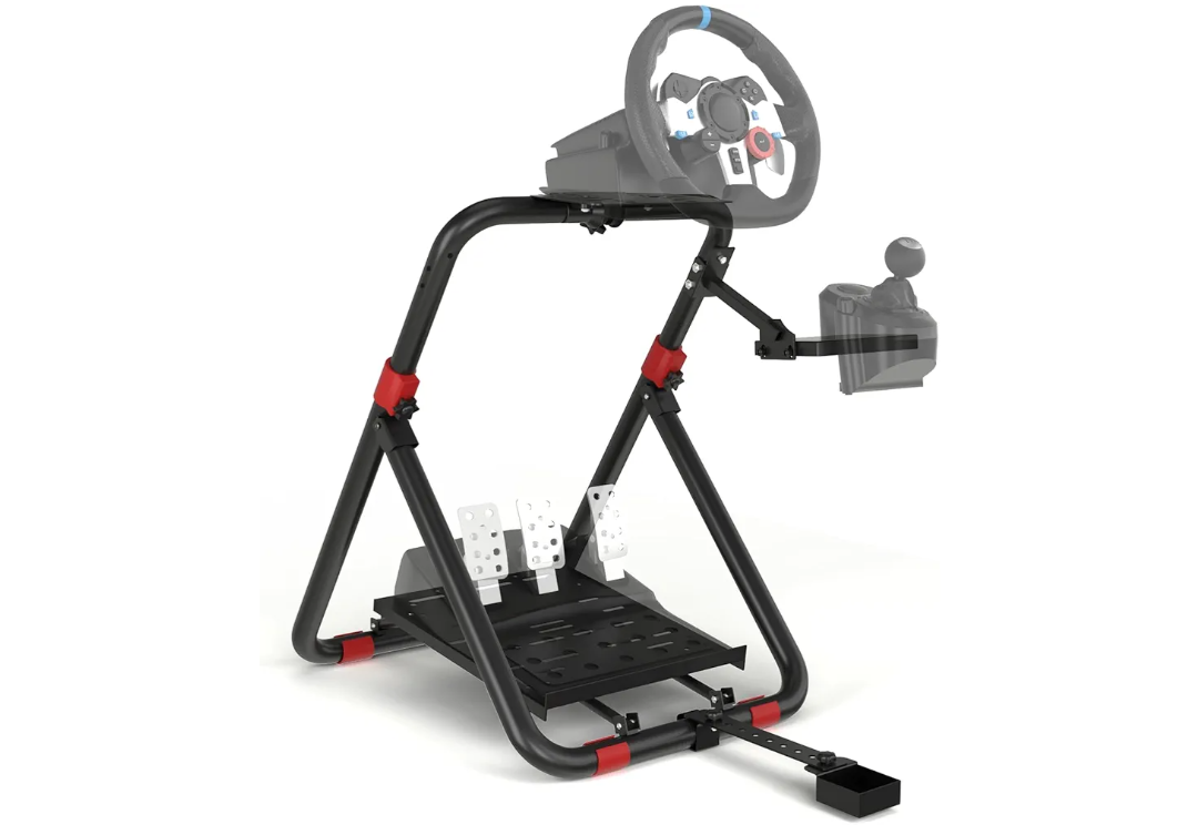 Racing Wheel Stand for Logitech G29 G920 G923 G27 G25,Adjustable Steering Wheel Stand for Thrustmaster T248X T248 T300RS T150 458 TX PS4 PS5 Xbox