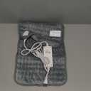 Heating Pad for Back Pain Relief, MAVOKIS Heating Pads for Cramps with Auto Shut Off Large, 6 Heat Settings Electric Heat Pad for Neck and Shoulder, 12" x 24", Moist Heat Option, Super Soft (Gray-12x24 Inch)