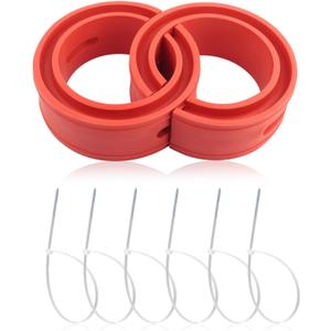 2PCS Front-Rear Coil Spring Spacer for 1.45''-1.65'' Spring Spacing,Heavy-Duty Coil Spring Booster Enhance Spring Rate,Universal Coil Spring Spacers Car Accessories for 2000-2500Lb Car