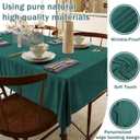 HX&OD Rectangular Tablecloth Cationic Fabric Waterproof Stain Resistant Wrinkle-Resistant for Home/Decoration/Party/Buffet/Wedding/Dining Room/Camping