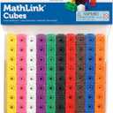 Learning Resources MathLink Cubes - Set of 100 Cubes, Ages 5+ Kindergarten, STEM Activities, Math Manipulatives, Homeschool Supplies, Teacher Supplies