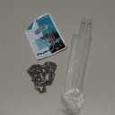 8 Inch Chainsaw Chain Replacement- 2 Chains and 1 Guide Bar for 8 Inch Mini Chainsaw with 45 Drive Links, Compatible with Cordless Electric Battery Powered Handheld Chainsaws