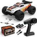 Jetwood 1:18 RC Car 36+ KPH, Fast Remote Control Monster Truck with 2 Batteries, 4WD Adult RC Truck Ready-to-Run for Beginners, All Terrain Off-Road RC Buggy, JC18W