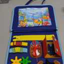 Fidget Blanket for Adults, Dementia Activities Busy Board with Calming Focus, Portable & Travel-Friendly for Seniors, a Thoughtful Gift