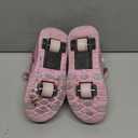 Wooowyet LED Roller Skate Shoes for Kids Boys Girls Light Up Fashion Sneakers Wheels Wheeled USB Rechargeable Hook&Loop Shiny Pink Little Kids, Size 33