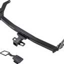Autekcomma Class 3 Trailer Hitch, Compatible with Toyota Grand Highlander 2024-2026 Lexus TX 350, 500h, 500h+ 2024-2026, Tow Hitch 2-Inch Receiver, Multi-Fit Hitch to Receive Ball Mount. Black 13519