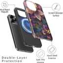 DorisMax for iPhone 13 Pro Max Case Cute, Preppy Trendy Floral Design