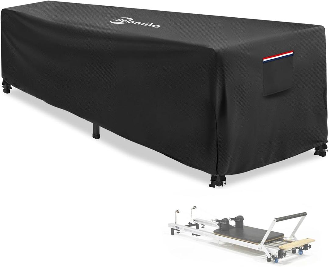 Reformer Protective Cover, 600D Heavy Duty 100% Waterproof pilates reformer Covers for Reformer Protective,for 101" W x 31" D x 23" H Pilates Reformer