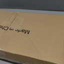 American Mahjong Set with 160 White Tiles and 4 Transparent Holders/Pushers, Portable American Style Mahjong Game, Classic Board Games for Family Night