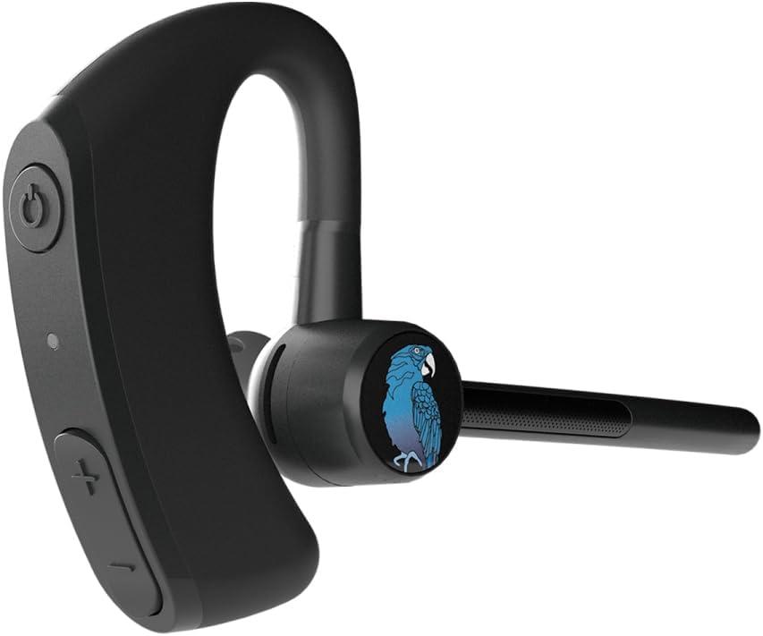 BlueParrott M500-XT Mono Bluetooth Wireless Noise-Cancelling Headset, Intelligent Dual Mic, 11-Hour Talk Time, Black