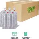 Eco-Products GreenStripe Compostable Plastic Cup Sip Lids, Case of 1000, Fits 9oz & 12-24oz Cups, Made From PLA Renewable Plant Based Plastic, Clear For Visibility