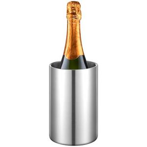 Wine Chiller Bucket Stainless Steel Wine Chiller Bottles for 750 ml Insulated Double Layer Bucket Cooler for Parties Bar(1 Pcs)