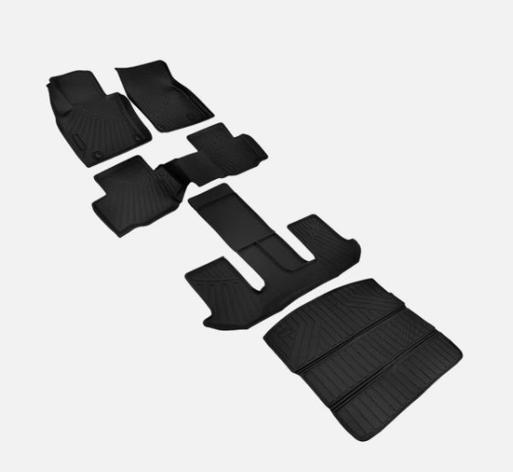 All Weather Floor Mats & Trunk Cargo Liner For 24-25 Mazda CX90 TPE 7 Passengers