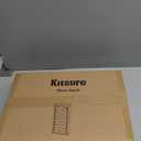 Kitsure Shoe Rack - 10-Tier Large Capacity Shoe Organizer Shelf with Dust Cover & Side Pockets, Rust-Proof Metal Shoe Rack for Closet, Entrance, Living Room, 33.6" x 12.4" x 69.3", Black