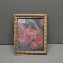 OMISHE Wood 8x10 Picture Frame with Decorative Beads for Wall Hanging or Tabletop, Boho Rustic Handcrafted 8 x 10 Frame with Shatter Resitant Plexiglass, Natural