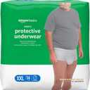 Amazon Basics Incontinence Underwear for Men, Maximum Absorbency, 2X-Large, 14 Count (1 Pack)