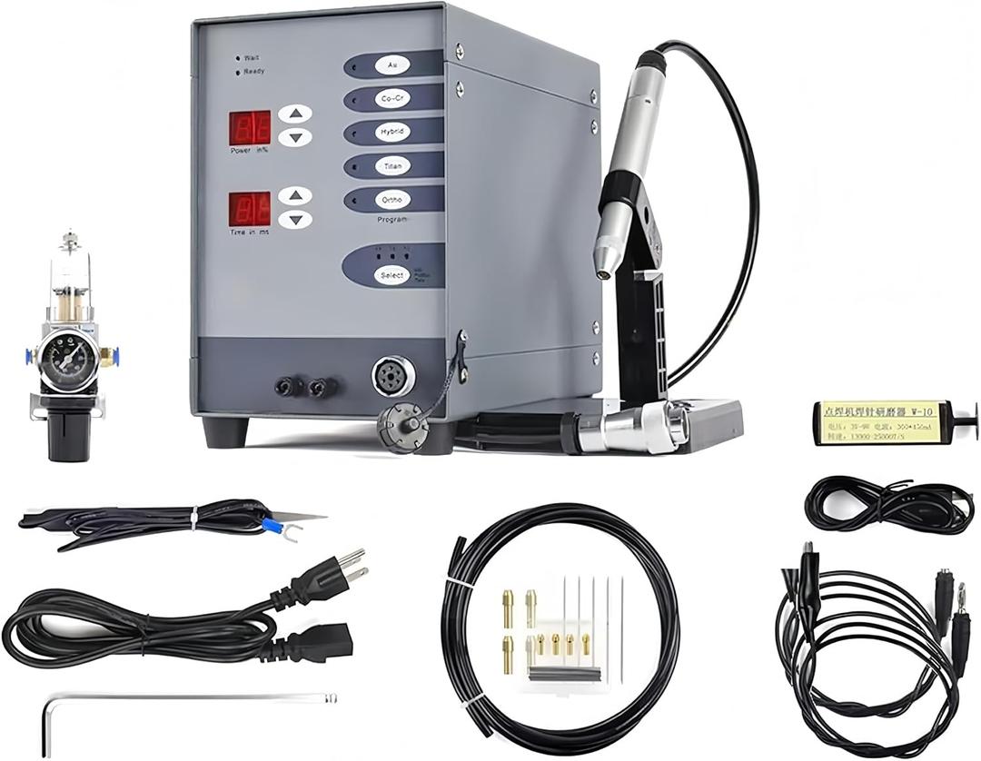Permanent Jewelry Welder 110V 60HZ Handheld Pulse Arc Welder CNC Spot Welding Machine for DIY Jewelry Repair Dental Hardware