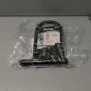 Master Lock Black Bike Lock with Key, Standard Size U-Lock for Bicycles and Other Outdoor Equipment, Anti-Theft Lock for Bikes, 8320D (7-1/4 inch U-Lock)