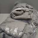 KASENTEX King Quilt Set 104"x90"  Soft Washed 3-Layer Lightweight Bedspread, Minimalist Nordic Design, All-Season Spring & Summer Quilt Set (1 Quilt + 2 Pillow Shams), Gull