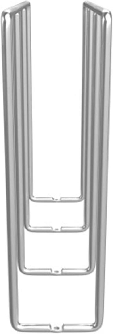 Rev-A-Shelf U-Shaped Wire Tray Divider Bakeware Cookie Sheet Organizer for Wall or Base Kitchen Cabinets for Face Opening of 3.25" Chrome, 596-10CR-52