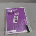 Mead Spiral Notebook, 1 Subject, Wide Ruled Paper, 7-1/2" x 10-1/2", 70 Sheets, Color Will Vary (05510)