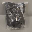 Winter Waterproof Dog Snowsuit – Full Body Outdoor Jacket with Leash Ring, Fleece Lining, Windproof Reflective 4-Leg Dog Coat for Small to Large Dogs Black L