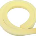 Ciieeo 2M Shaped Gap Filler High Density Sponge Bed Edge Pillow for Prevents Items from Falling Between Bed and Furniture for Sofa and Chair Cracks