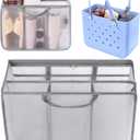 OUTXE Beach Bag Organizer Compatible with X Large Bogg Bag Accessories Inserts, Lightweight Mesh Insert Divider Pouch for Original XL Bogg Bags, Beach Tote Bags Insert for Organizing