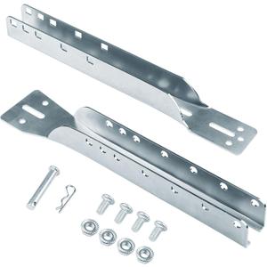 Xadnitu Adjustable Garage Door Opener Top Reinforcement Bracket, for Residential Garage Doors Operation, Mount, Replacement or Connection, Silver