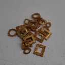 25pcs Gold Vintage Resin Mini Antique Photo Frame - DIY Small Picture Frame for Jewelry Display, Photography & Wall Decor