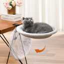 Cat Desk Bed for Remote Workers, Gamers, and Office Staff - 90 Foldable, Quality Sturdy Desk cat Bed for Indoor Cats, Comfortable Kitty Beds for Desk use, Supports up to 40lbs