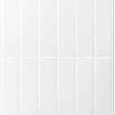 LONGKING 10-Sheet Bright White Peel and Stick Backsplash for Kitchen Wall, Kitchen Backsplash Wall Tile, Waterproof Back Splash Stick on Tiles for Bathroom