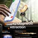 TOCOL for iPhone Air Case, Full Camera Protection, Built-in Magnetic Ring, Compatible with Magsafe Charger, Drop Protection, Translucent Matte Phone Case for iPhone 17 Air 6.5 inch (Light Blue)